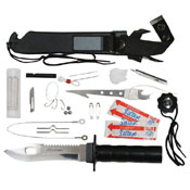 Deluxe Adventurer Survival Fixed Knife w/ Kit