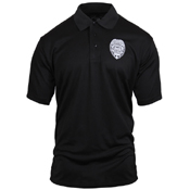 Moisture Wicking Security Polo Shirt with Badge