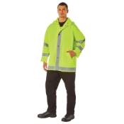 Mens Safety Reflective Rain Jacket