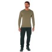 Mens Long Sleeve Solid T-Shirt