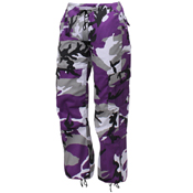 Ultra Force Womens Paratrooper Colored Camo Fatigues Pant