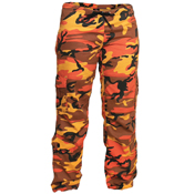 Ultra Force Womens Paratrooper Colored Camo Fatigues Pant