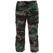 Ultra Force Womens Unwashed Camo Paratrooper Fatigue Pants