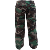 Ultra Force Womens Unwashed Camo Paratrooper Fatigue Pants