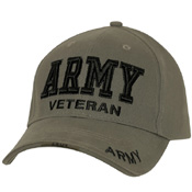 Ultra Force Deluxe Low Profile Military Branch Veteran Cap