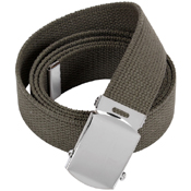 54 Inch Military Chrome Buckle Web Belts