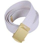 54 Inch Military Gold Buckle Web Belts