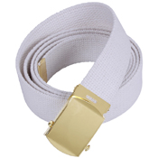 44 Inch Military Gold Buckle Web Belts