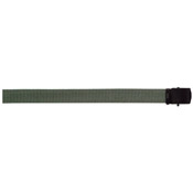 Military Black Buckle Web Belts - 54 Inch