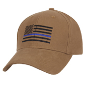 Thin Blue Line Flag Low Profile Adjustable Cap