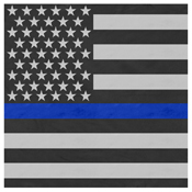 Thin Flag Bandana Blue Line