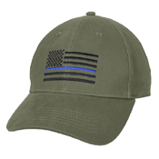 Thin Blue Line Flag Low Profile Adjustable Cap