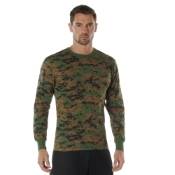 Mens Long Sleeve Digital Camo T-Shirts