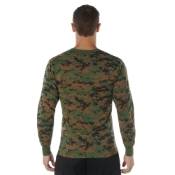 Mens Long Sleeve Digital Camo T-Shirts