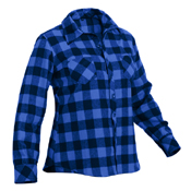 Womens Plaid Flannel Long Sleeve Shirt