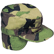 GI Type Combat with Earflap Cap