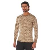 Mens Long Sleeve Digital Camo T-Shirts