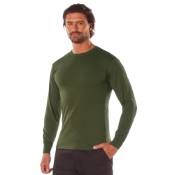 Mens Long Sleeve Solid T-Shirt