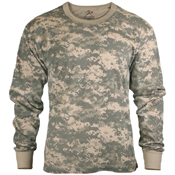 Mens Long Sleeve Digital Camo T-Shirts