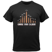 Mens Vintage Choose Your Caliber T-Shirt