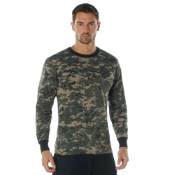 Mens Long Sleeve Digital Camo T-Shirts