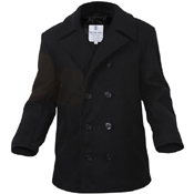 Mens US Navy Type Pea Coat