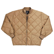 Mens Diamond Nylon Quilted Flight Jacket