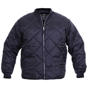 Mens Diamond Nylon Quilted Flight Jacket