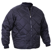 Mens Diamond Nylon Quilted Flight Jacket