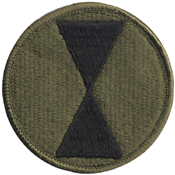 7Th Infantry Division Patch