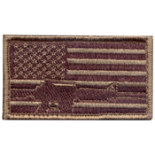 Subdued Flag & Rifle Morale Patch