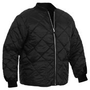 Mens Diamond Nylon Quilted Flight Jacket