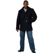 Mens US Navy Type Pea Coat