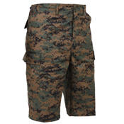 Ultra Force Mens Long Length Camo BDU Short