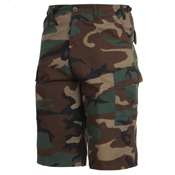 Ultra Force Mens Long Length Camo BDU Short