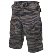 Ultra Force Mens Long Length Camo BDU Short