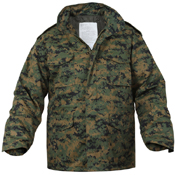 Ultra Force Mens M-65 Camo Field Jacket