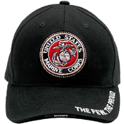 Deluxe Low Profile Cap with USMC Globe and Anchor Logo