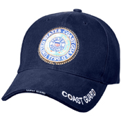 U.S. Coast Guard Deluxe Low Profile Insignia Cap