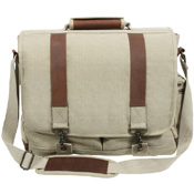 Vintage Canvas Pathfinder with Leather Accents Laptop Bag