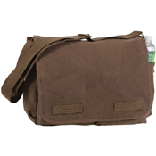 Vintage Washed Canvas Messenger Bag