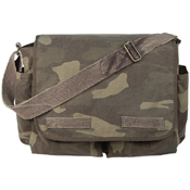 Vintage Washed Canvas Messenger Bag