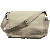 Vintage Washed Canvas Messenger Bag