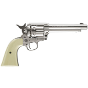 Colt Peacemaker Nickel BB Revolver - Steel BB