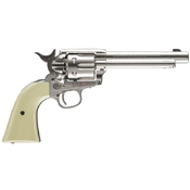 Colt Peacemaker Nickel BB Revolver - Steel BB