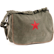 World Famous Canvas Red Star Shoulder Bag